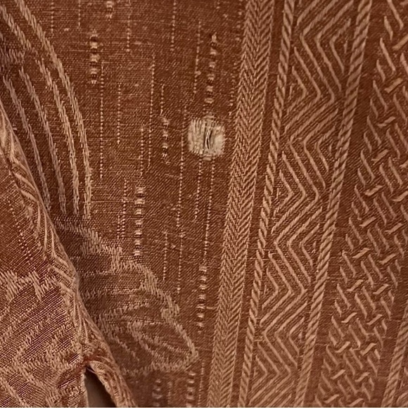 Jamaica Jaxx Brown 100% Silk Short Sleeve Aloha Shirt XXL - Picture 9 of 11